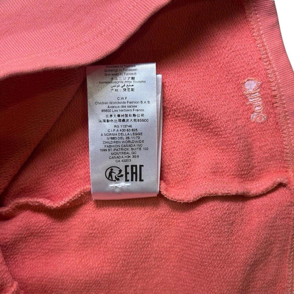 Chloé Baby Girl Coral Pink Cotton Ruffle Dress Embroidered Sz 6 Months NWOT - Picture 7 of 7